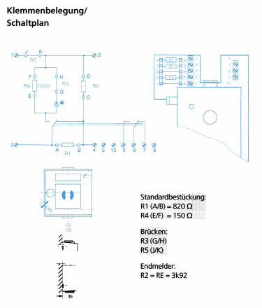 Klemmenbelegung / Schaltplan